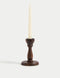 Wooden Dinner Candle & Tealight Holder